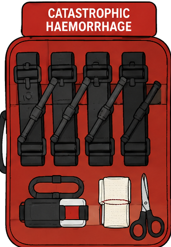 Catastrophic haemorrhage pouch