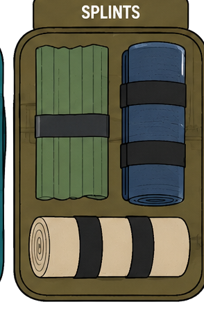 Splints pouch