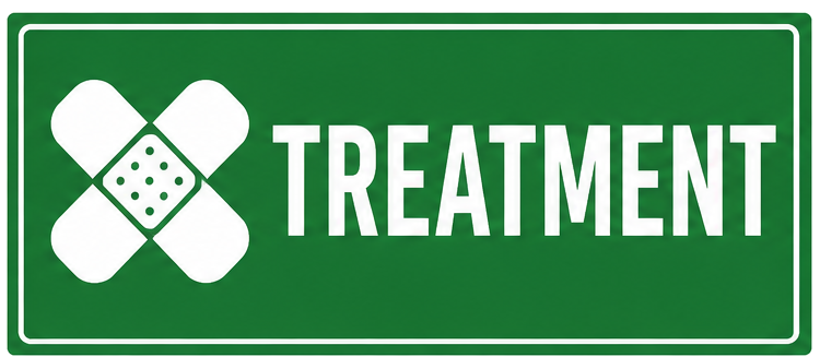 Treatment sign