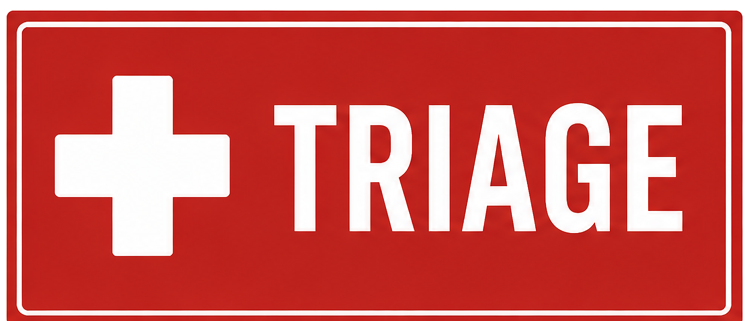 Triage sign